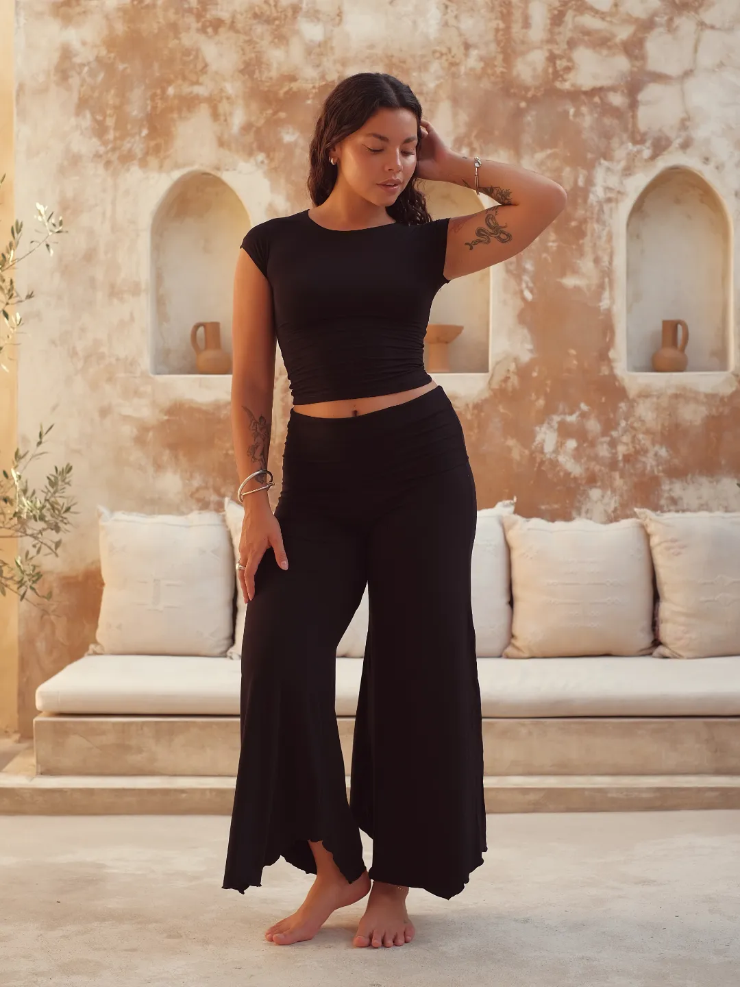Freya Baggy Flare Pants Cover Freya Long Pants - Image 1